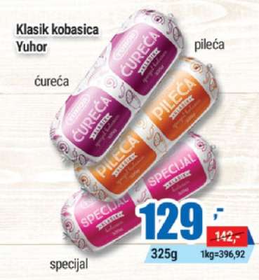 Klasik kobasica Yuhor