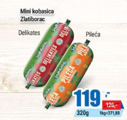 Mini kobasica Zlatiborac
