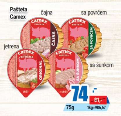 PAŠTETA CARNEX