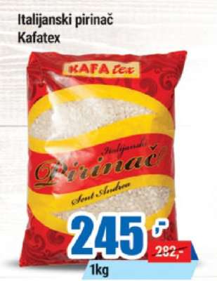 Italijanski pirinač Kafatex
