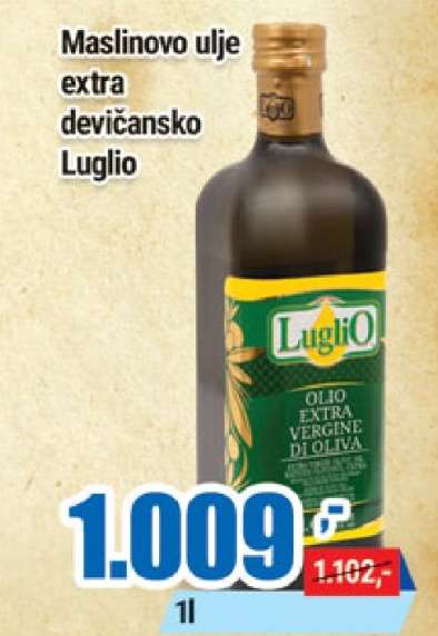 Maslinovo ulje extra devičansko Luglio