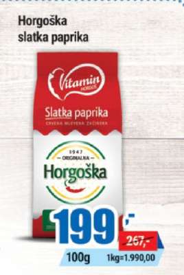 HORGOŠKA SLATKA PAPRIKA