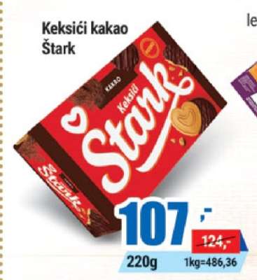 Keksići kakao Štark