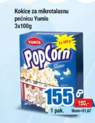 Kokice za mikrotalasnu pećnicu Yumis