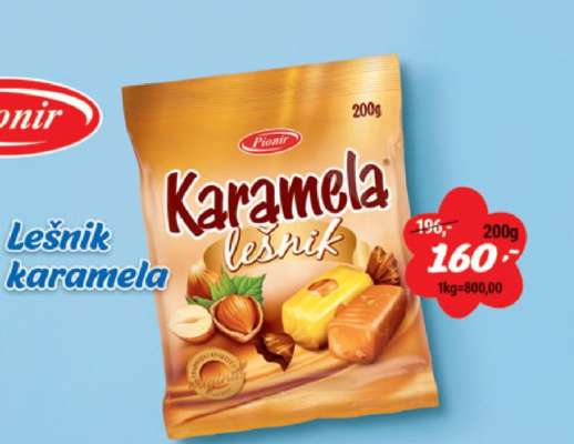 Lešnik karamela