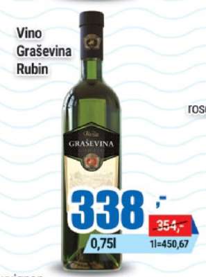 Vino Graševina Rubin