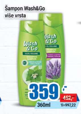Šampon Wash&Go