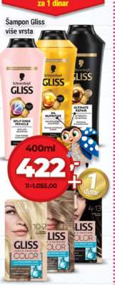 Šampon Gliss