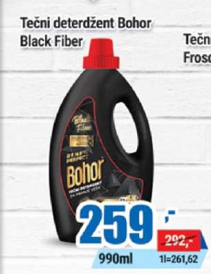 Tečni deterdžent Bohor Black Fiber