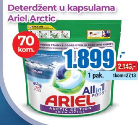 Deterdžent u kapsulama Ariel Arctic