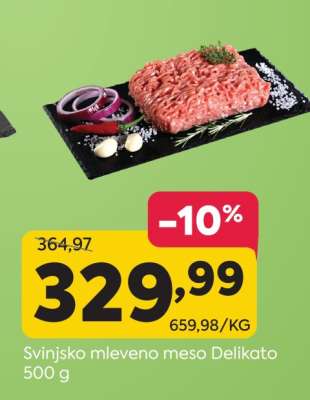 Svinjsko mleveno meso Delikato