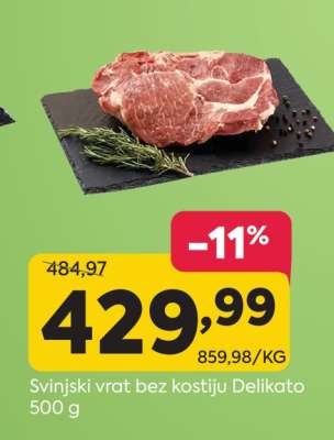 Svinjski vrat bez kostiju Delikato