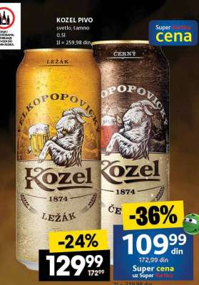 kozel pivo
