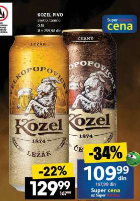 kozel pivo