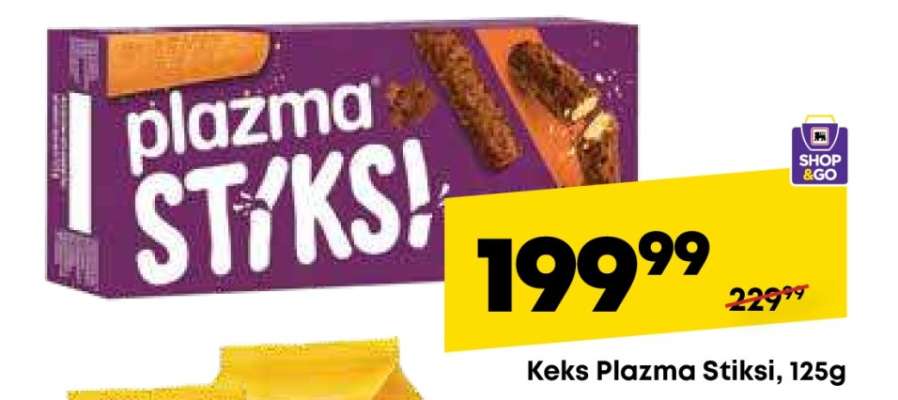 Keks Plazma Stiksi, 125g