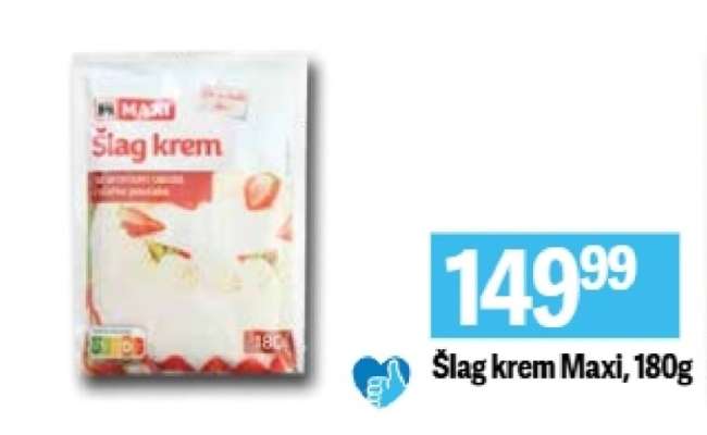 Šlag krem Maxi, 180g