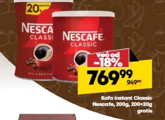 Kafa instant Classic Nescafe