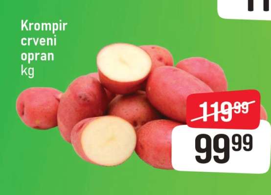Krompir crveni opran