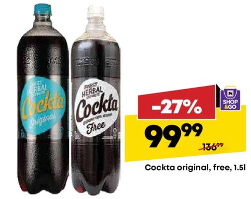 Cockta original free 1,5l