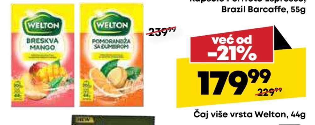 Čaj više vrsta Welton, 44g