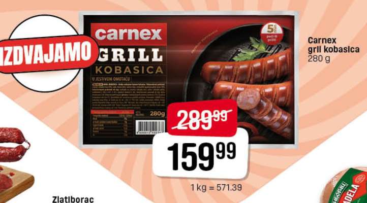 CARNEX GRILL KOBASICA