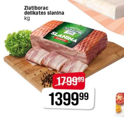 Zlatiborac delikates slanina