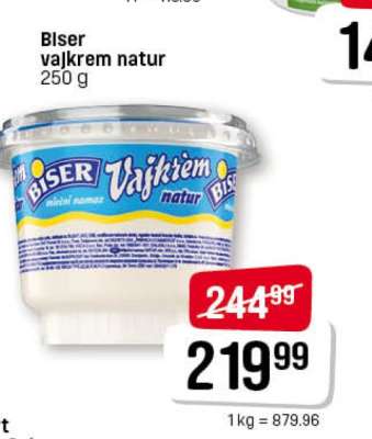 Biser Vajkrem natur
