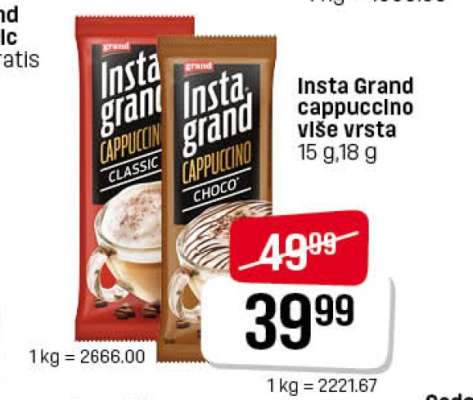 Insta grand cappuccino