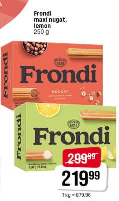 Frondi maxi nugat, lemon