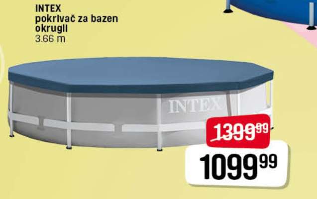 INTEX pokrivač za bazen okrugli