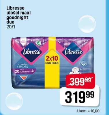 Libresse uložící maxi goodnight duo
