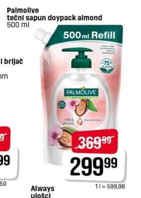 Palmolive tečni sapun doypack almond