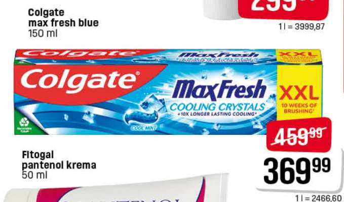 Colgate Max Fresh Blue