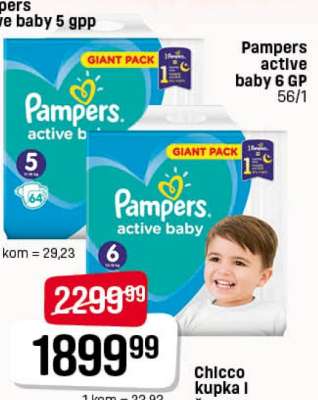 Pampers active baby 6 GP