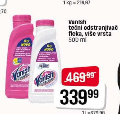 Vanish tecni odstranjivač fleka više vrsta
