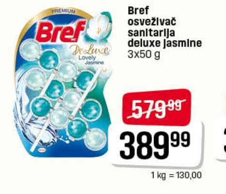 Bref osveživač sanitarija deluxe Jasmine