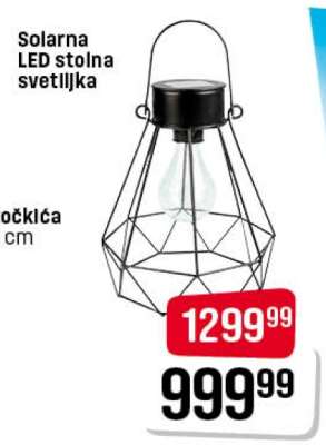 Solarna LED stolna svetiljka