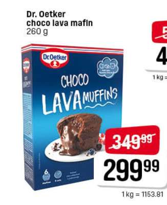 Dr. Oetker choco lava mafin