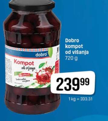 Dobro kompot od višanja