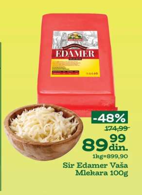 Sir Edamer Vaša Mlekara 100g
