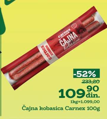 ČAJNA KOBASICA Carnex 100g