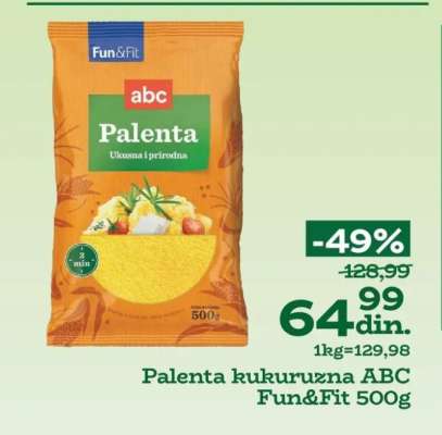 Palenta kukuruzna ABC Fun&Fit 500g