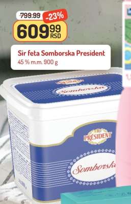 Sir feta somborska President