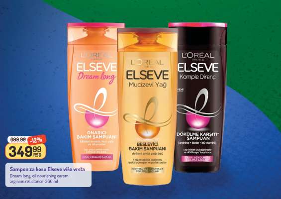 Šampon za kosu Elseve više vrsta