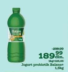 Jogurt probiotik Balans+