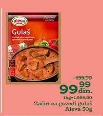 Začin za goveđi gulaš Aleva 50g