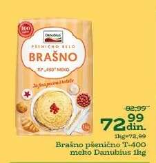 Brašno pšenično T-400 meko Danubius 1kg