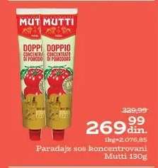 Paradajz sos koncentrovani Mutti 130g