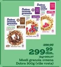 Musli granola ovsena Dobra