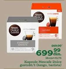 Kapsule Nescafe Dolce gusto16/1 (lungo, barista)